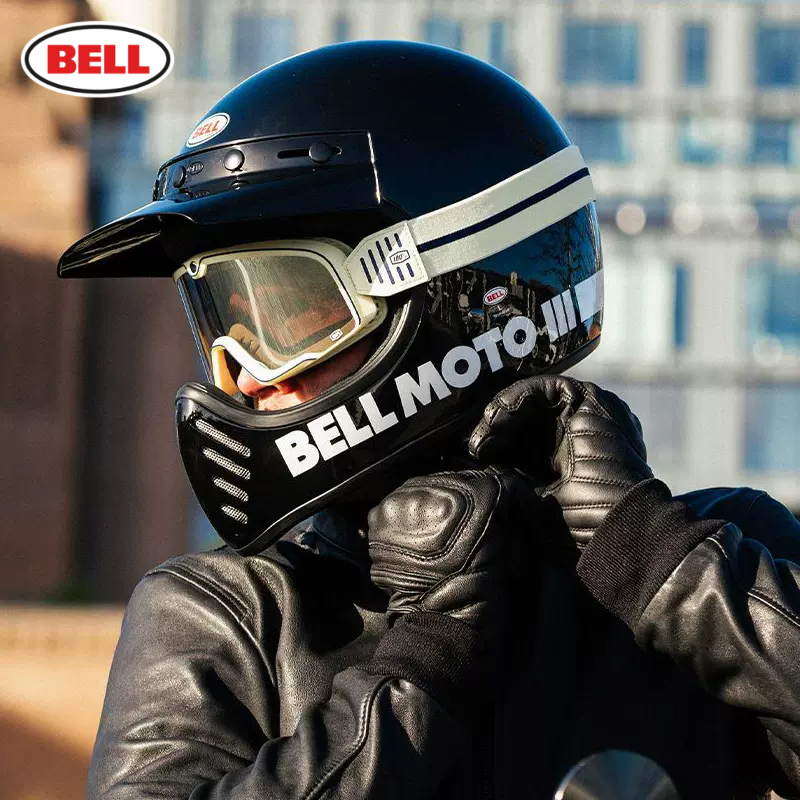 美国Bell贝尔Moto-3复古经典头盔安全帽越野骑行头盔