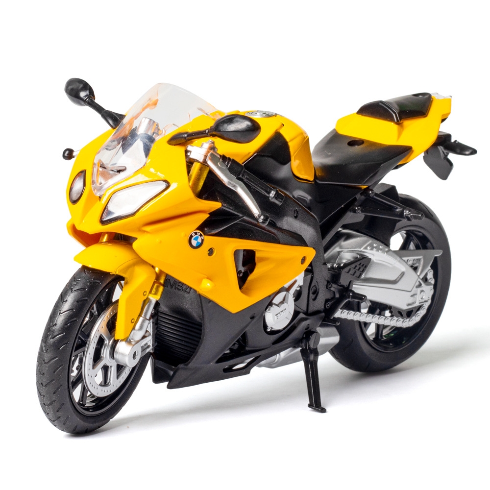 彩珀CCA1：12宝马S1000RR摩托车合金模型儿童玩具收藏礼品男女孩
