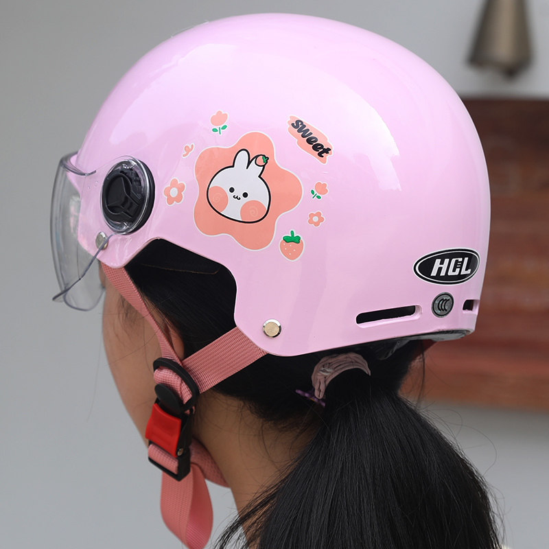 国家3c认证儿童头盔男孩夏季宝宝女孩电动摩托车小孩安全半盔四季