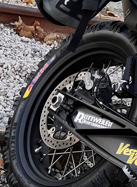 RTV摩托车轮胎字母贴免胶热熔贴KTM立体贴汽车电动车小牛轮毂贴纸