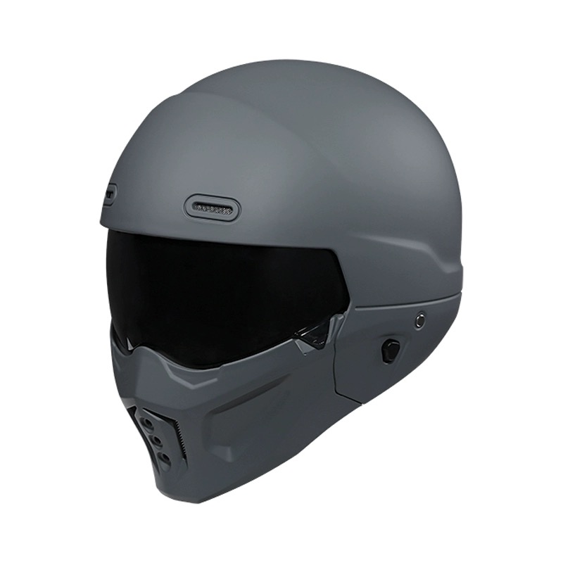 正品ORZ国产蝎子摩托车头盔夏哈雷电动车复古全盔机车四季半盔3c