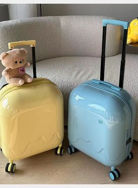 多功能泡泡雪糕行李箱女学生儿童密码箱小型登机箱新款拉杆旅行箱