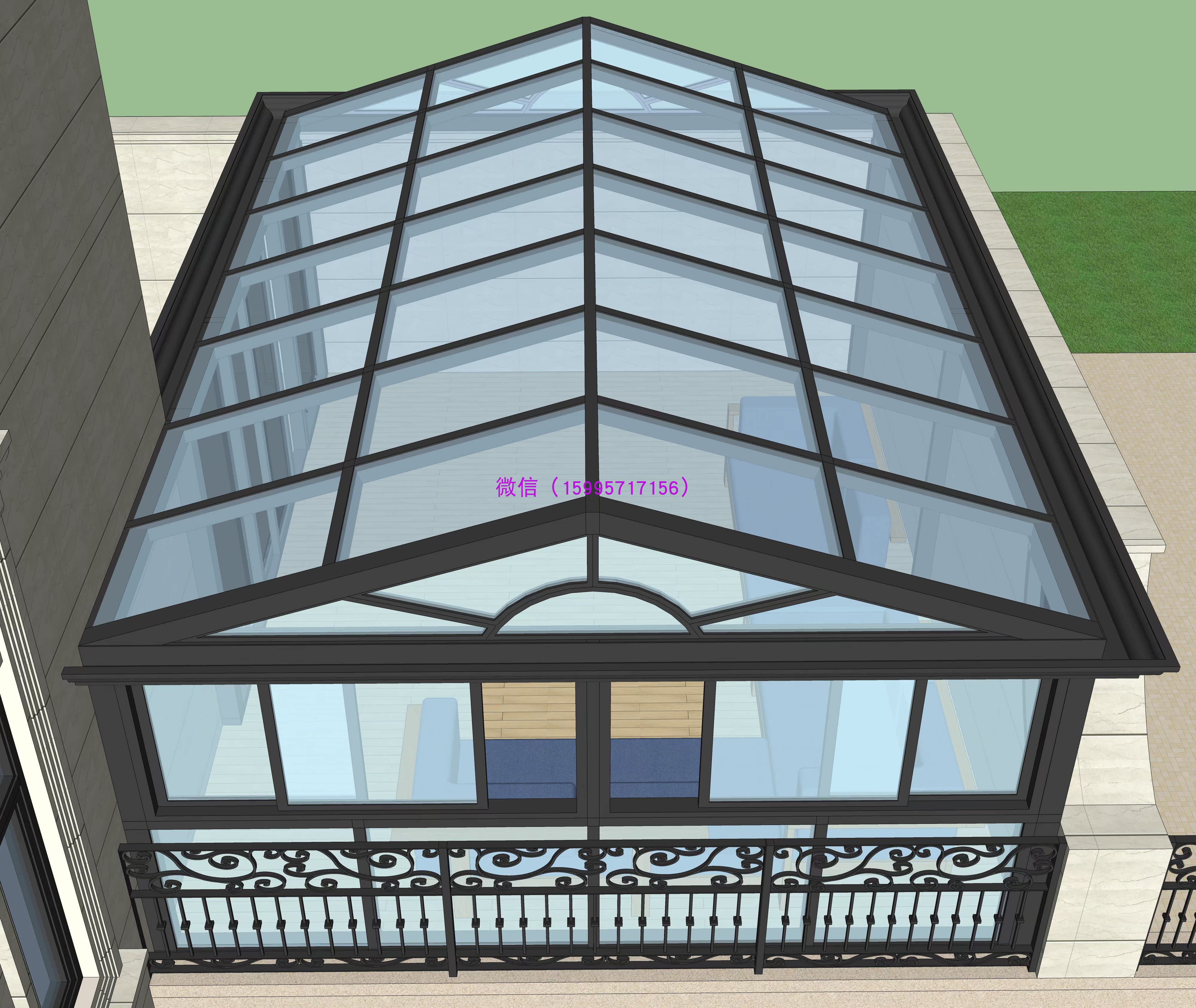 别墅门窗设计软件画图3d效果图阳光房铝合金代画绘图定制