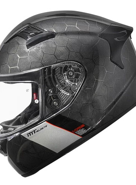新款新MTHELMETS头盔碳纤维摩托车全盔男女四季夏防雾赛车帽机车