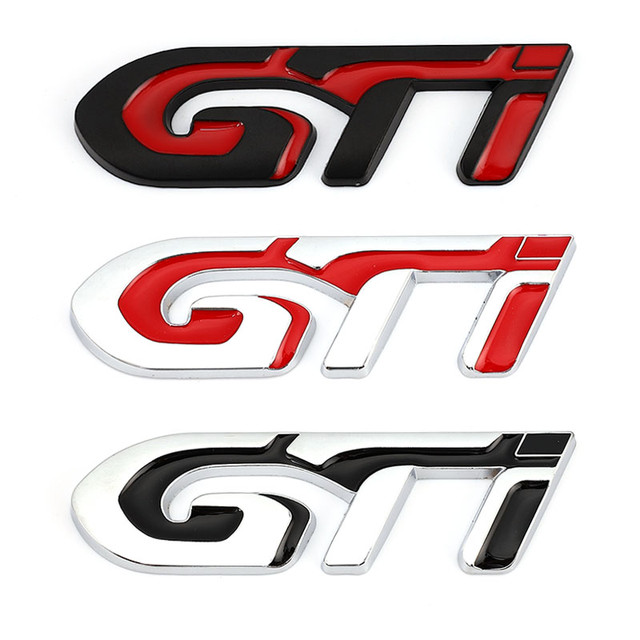 通用型GTI车标性能标志GTI贴适用标致雪铁龙206 308 5008起亚雷诺