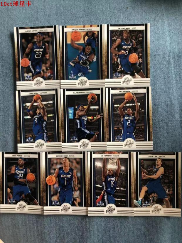 篮球NBA球星卡0910 SEASON元年东西部全明星套卡及单卡181-200号
