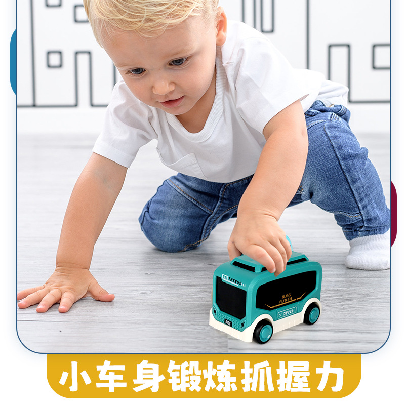 跨境儿童玩具巴士直升机摩托车塑料小汽车幼儿园卡通礼品