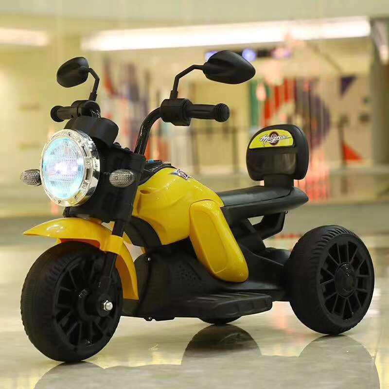 儿童电动摩托车可带遥控三轮车男女小孩宝宝充电玩具车1-3岁童车