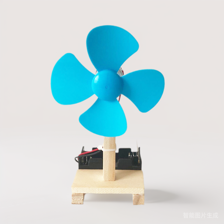科技小制作发明简单拼装科学实验diy小学生自制电动风扇科普玩具