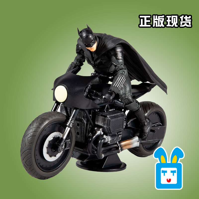 [现货]正版麦克法兰新蝙蝠侠 蝙蝠摩托车1/12电影版载具模型5042