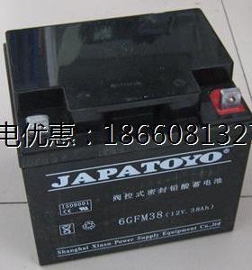 东洋蓄电池12V38AH 6FM38价格 eps专用电瓶 原装厂家直销包邮