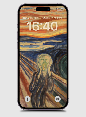 45张2K高清油画手机壁纸梵高莫奈睡莲星空艺术iPhone壁纸小米华为