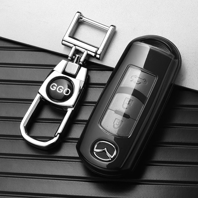 马自达3昂克赛拉钥匙套适用2018款CX3/CX4阿特兹CX5车钥匙包扣壳