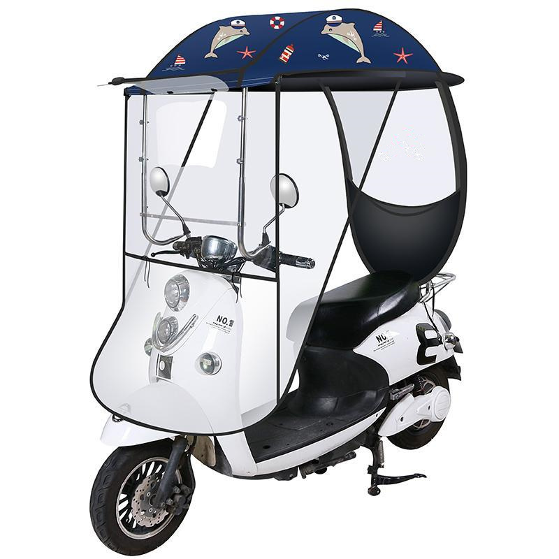 电动车雨棚篷伞摩托车电瓶车防雨遮阳新款挡风罩小型雨篷伞挡雨篷
