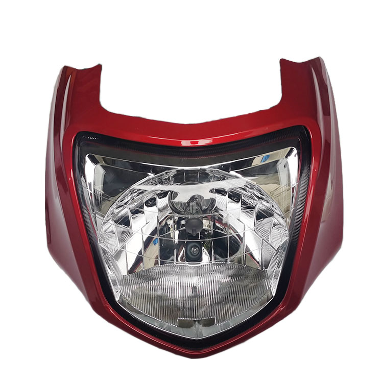 适用钱江摩托车头罩新款国四摩托车QJ150-16R大灯罩大灯壳头罩