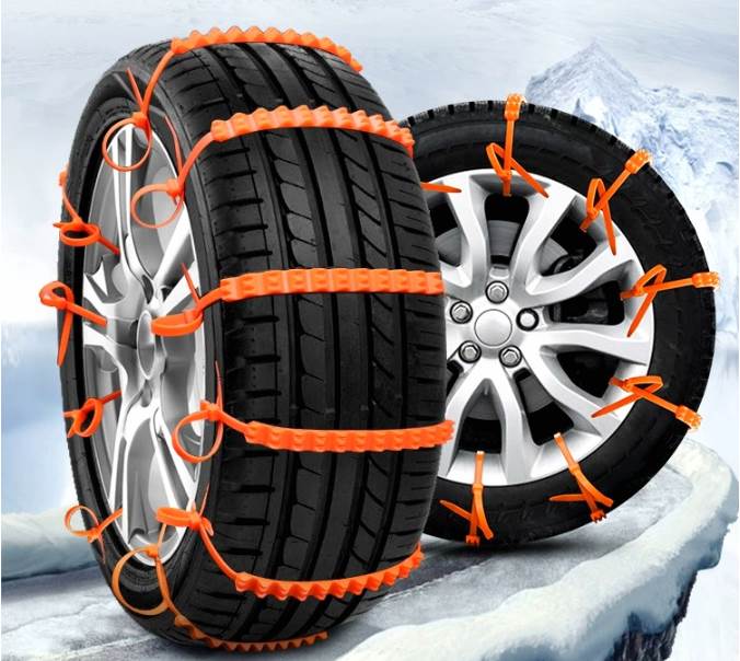 冬季汽车suv雪地破冰轮胎尼龙脱困通用防滑链轮胎扎带条摩托塑料