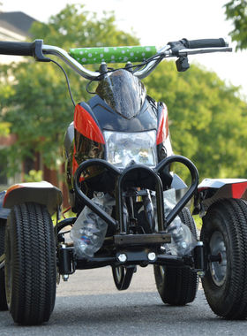 艾璐歌49cc迷你四轮摩托车可选手拉启动或者电电子打火或电动沙滩