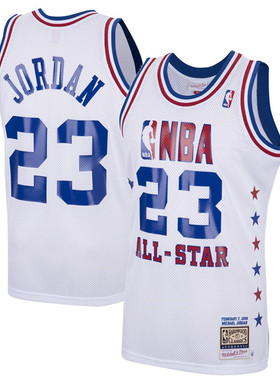 Mitchell & Ness1988年NBA东部全明星乔丹复古球员版复刻篮球球衣