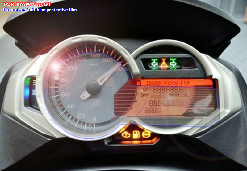 适用宝马摩托车 C650SPORT C650GT 液晶仪表显示屏保护贴膜 12-19