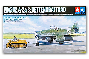 TAMIYA/田宫 25215 Me262A-2a战斗机及Sd.Kfz.2半履带牵引摩托车