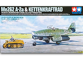 TAMIYA/田宫 25215 Me262A-2a战斗机及Sd.Kfz.2半履带牵引摩托车
