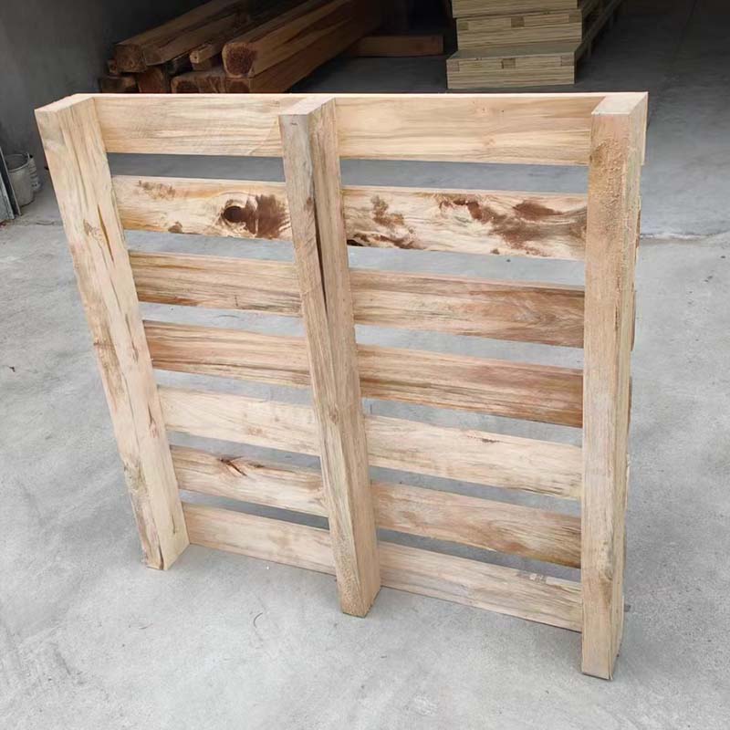 源头厂家本地杂木加厚实木物流运输木托盘户外地台木栈板定制尺寸