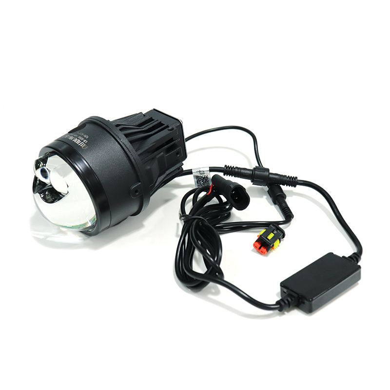 汽车雾灯专通用用改装双直射激光雾灯双光透镜远近光超级摩托车