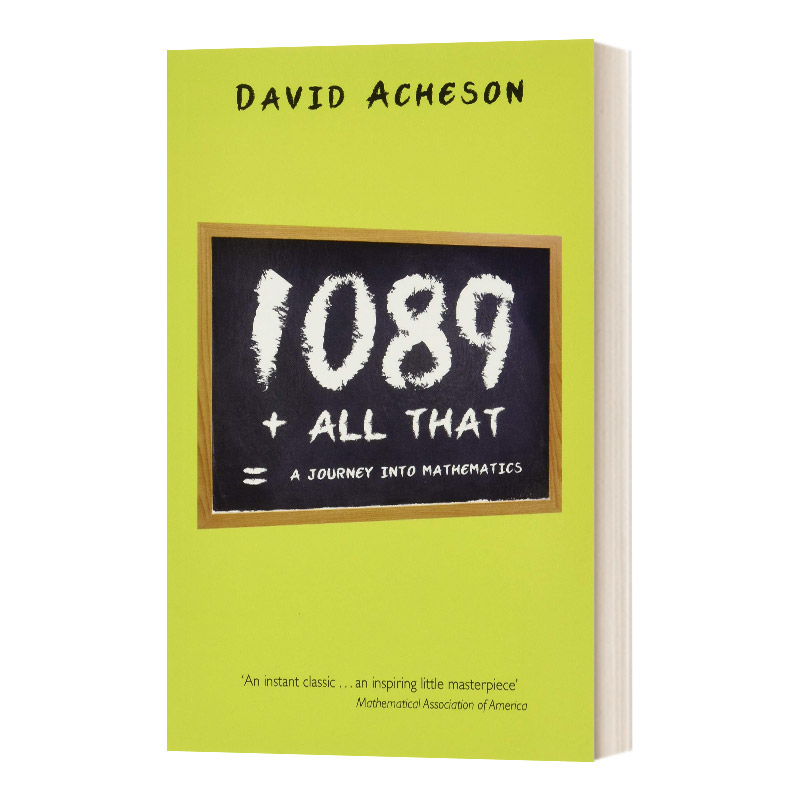 1089 and All That 1089加其他等于数学之旅 英文原版历史读物 进口英语书籍