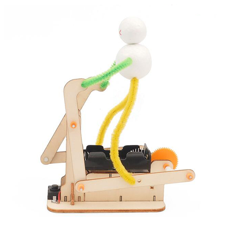 手工小发明跑步机器人模型材料学生diy科技小制作科教玩具三年级