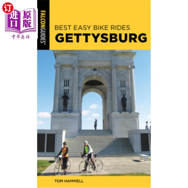 海外直订Best Easy Bike Rides Gettysburg 葛底斯堡最佳简易自行车骑行项目
