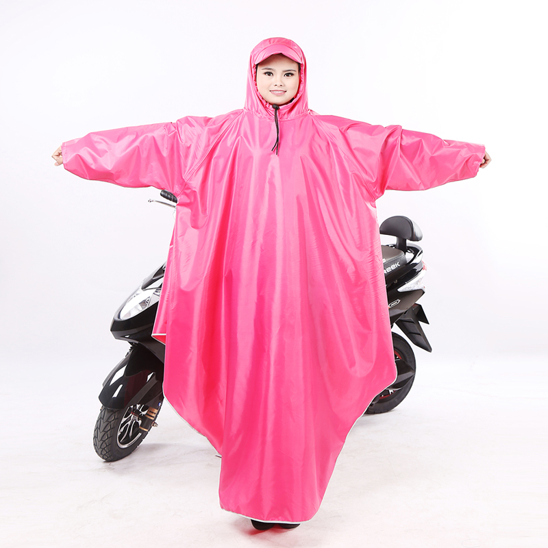 摩托车电动车雨衣成人单人电瓶车户外骑行加大加厚男女自行车雨披