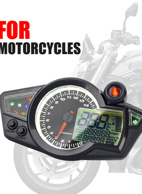 厂家摩托车二代改装仪表里程表速度表机械液晶仪表通用配件