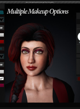 虚幻UE5模板店长推荐游戏开发版3月更新精品女性角色捏脸系统