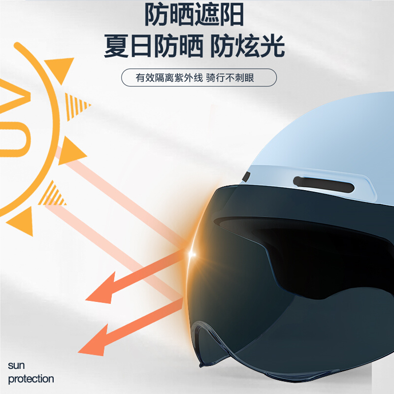 新国标3c认证电动电瓶车头盔男女士四季通用夏防晒摩托儿童安全帽