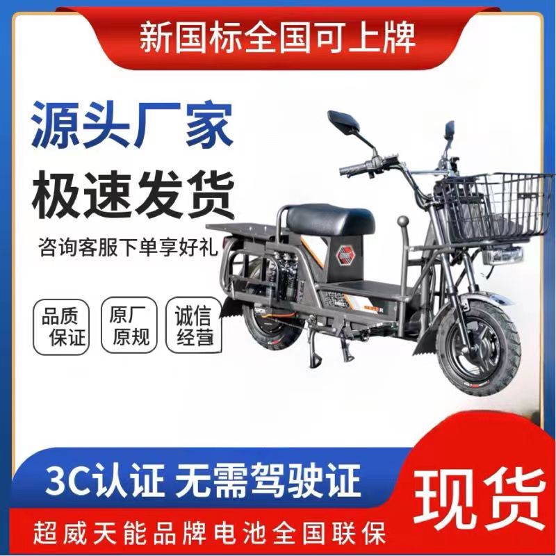 新国标大铁牛载重王大力神外卖通用电动自行车上海包上牌
