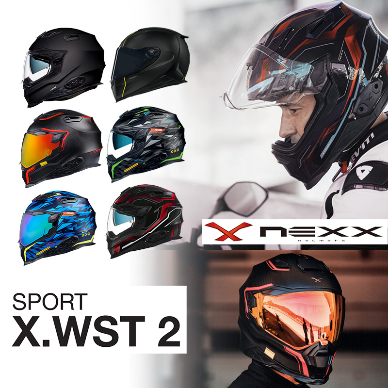 葡萄牙X NEXX WST2 超跑系列碳纤维运动旅行双镜片头盔摩托车全盔