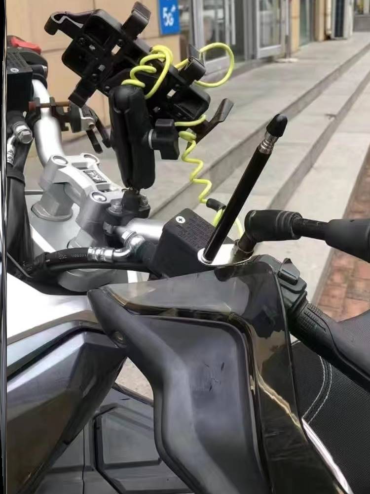 摩托车防风筝线装置割风筝线切割割喉天线改装摩旅旗杆骑行踏板车