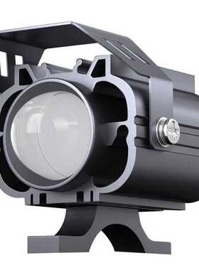 电动摩托车大灯改装LED外置超亮电瓶车灯自行车三轮强光透镜射灯