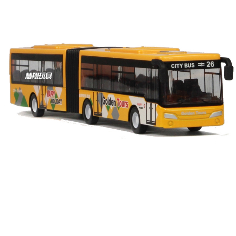 公交车玩具车男孩双层巴士模型合金小汽车儿童公共汽车玩具大全