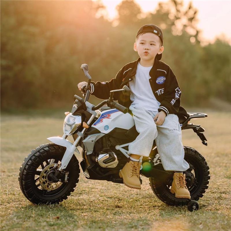儿童电动摩托车3-13岁玩具车男女小孩宝宝充电越野车可坐人超大号