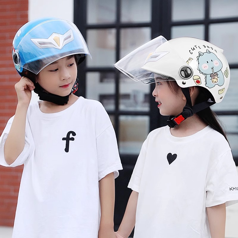 YEMA野马3C认证儿童头盔夏季电动车摩托男孩女生防晒轻便安全207S