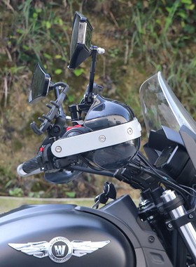 适用于豪爵TR300摩托车护手罩手把挡风导流罩防摔防雨四季通用保