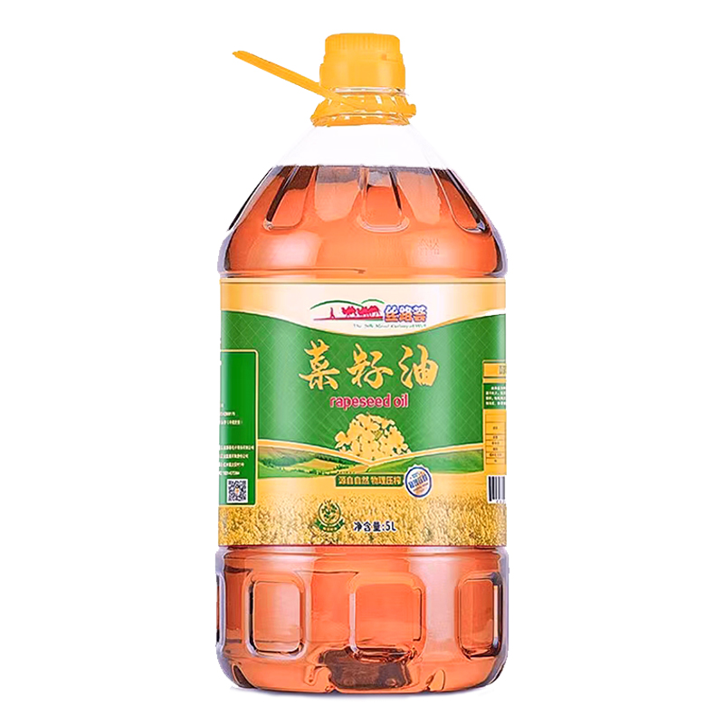 甘肃景泰丝路荟菜籽油5L/桶炒菜食用油