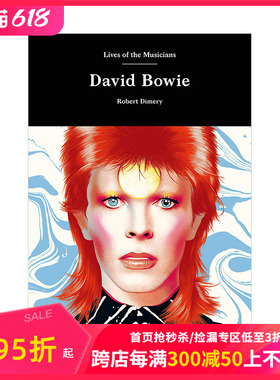 【现货】大卫·鲍伊David Bowie 音乐家的生活系列 英文原版 英国摇滚乐先锋 90年代流行歌手