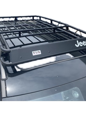 新款广汽菲克Jeep指南者专用载重车顶行李架行李框不锈钢免横杆