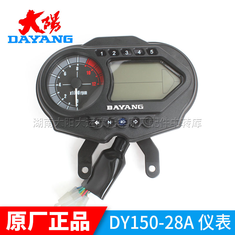 大阳摩托车原厂配件DY150-28A天鹰仪表总成码表转速表咪表油量表