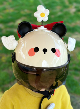 国标3c电动车头盔儿童女四季通用摩托电瓶车安全帽3-6岁夏季骑行