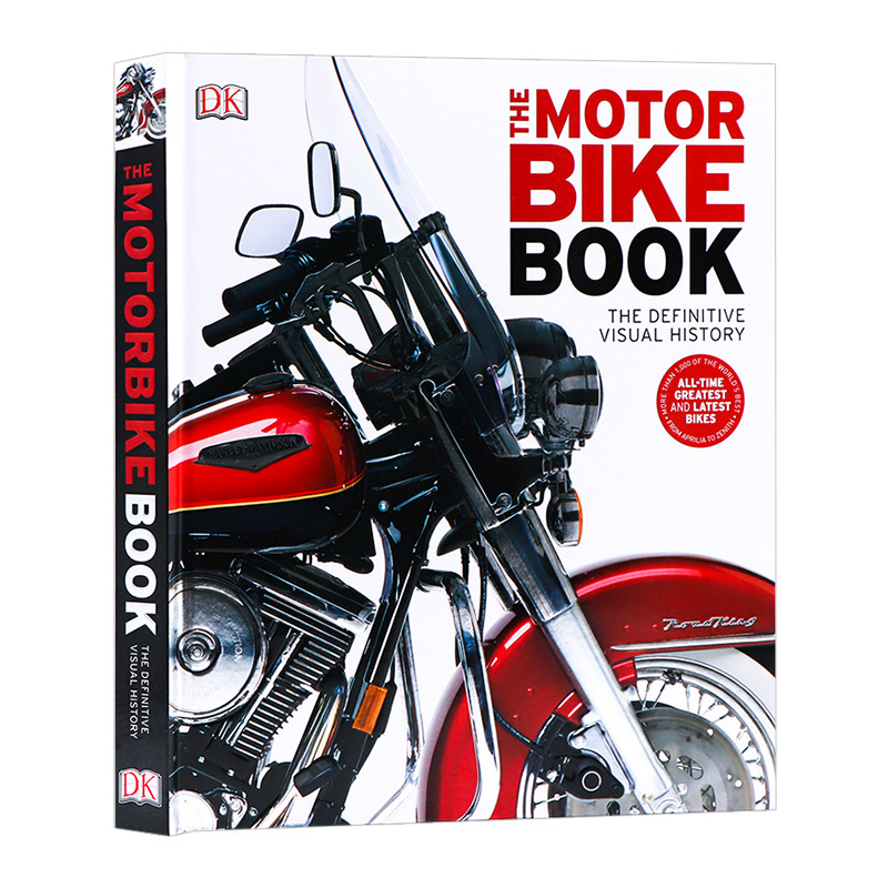 摩托车历史指南手册 The Motorbike Book 英文原版书 经典摩托车款式图解 DK摩托车百科全书 进口原版英语书籍 全彩科普 DK出版社