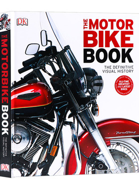 摩托车历史指南手册 The Motorbike Book 英文原版书 经典摩托车款式图解 DK摩托车百科全书 进口原版英语书籍 全彩科普 DK出版社