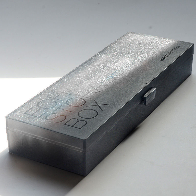 KACO透明塑料磨砂文具盒男孩款收纳考试铅笔盒日系ins简约学生用
